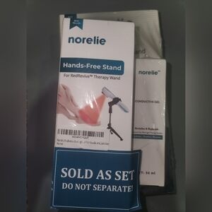 Norelie RedRevive Cold Laser Therapy Wand, Stand & Conductive Gel Bundle Set